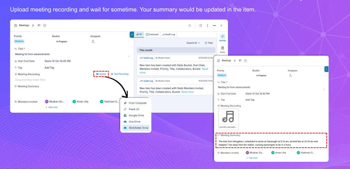 View Meeting Summarizer