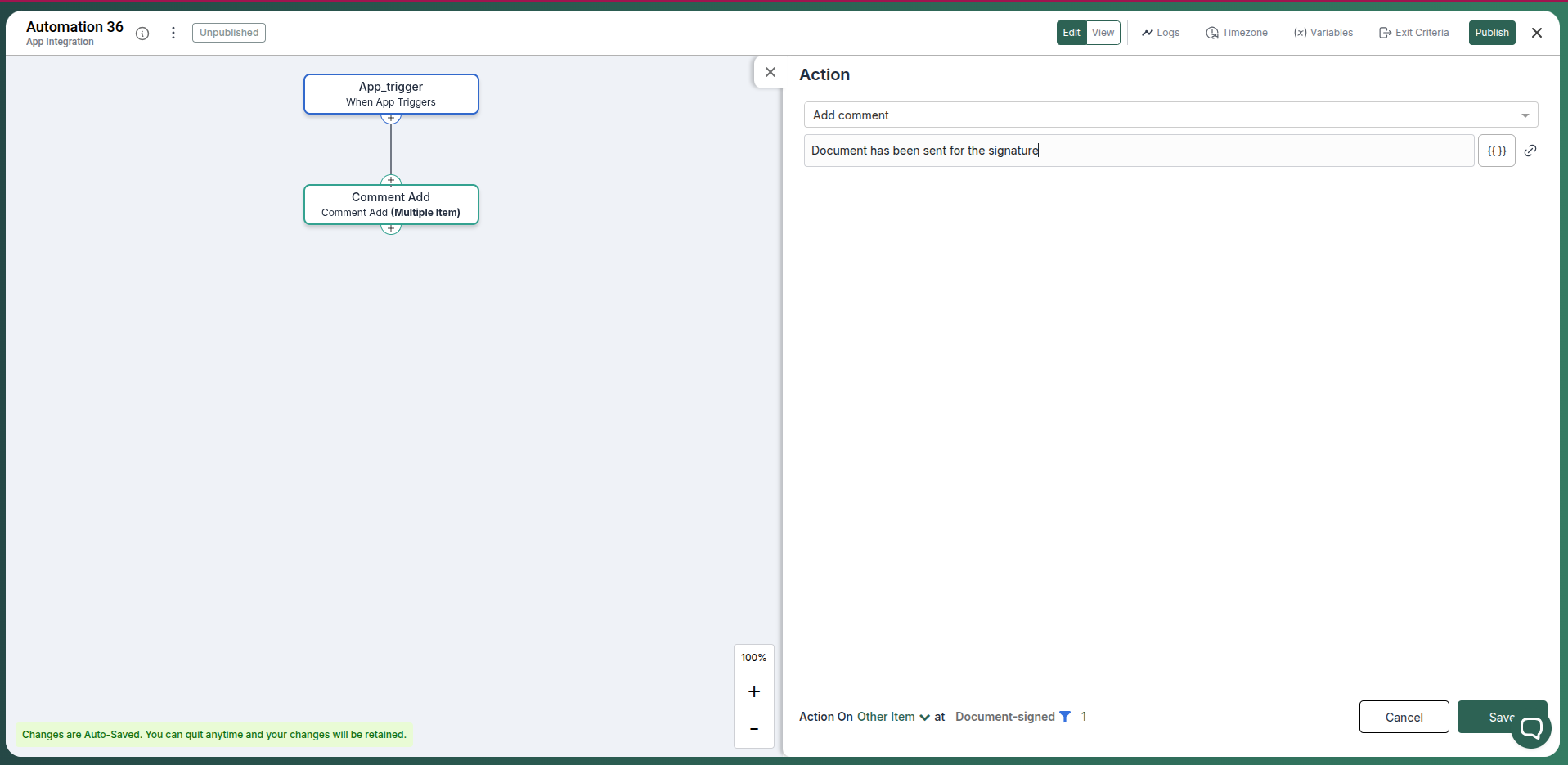 View DocuSign documents in Pronnel
