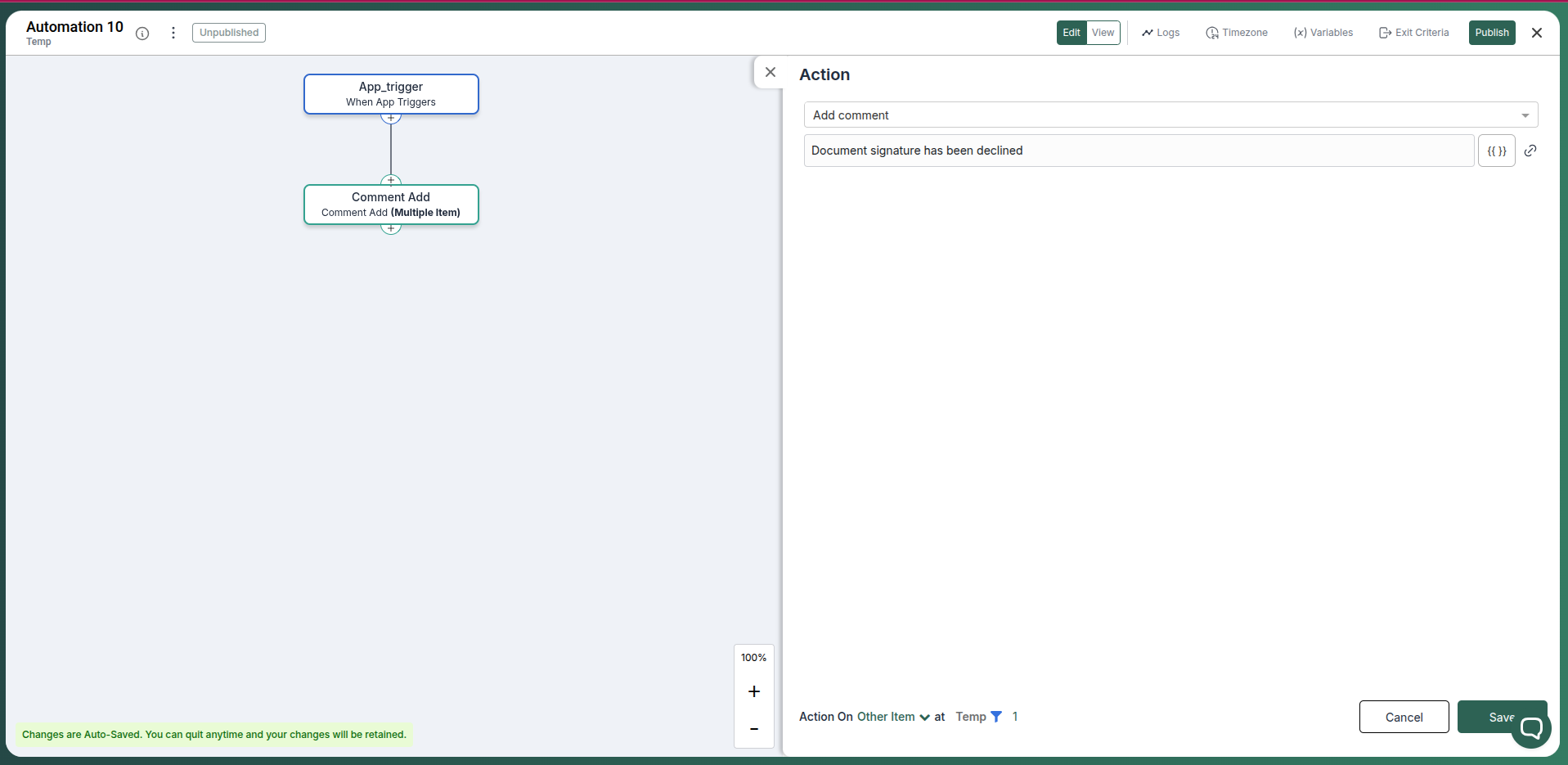 View DocuSign documents in Pronnel