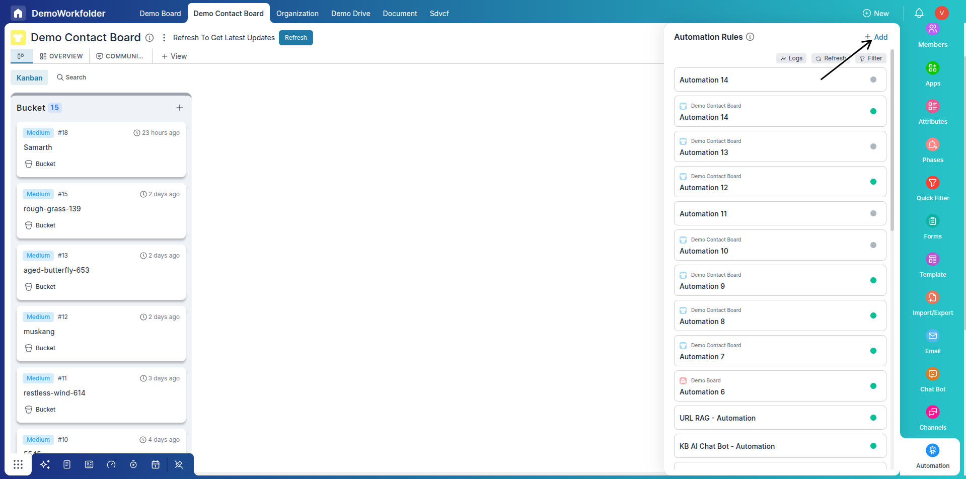 Add new automation