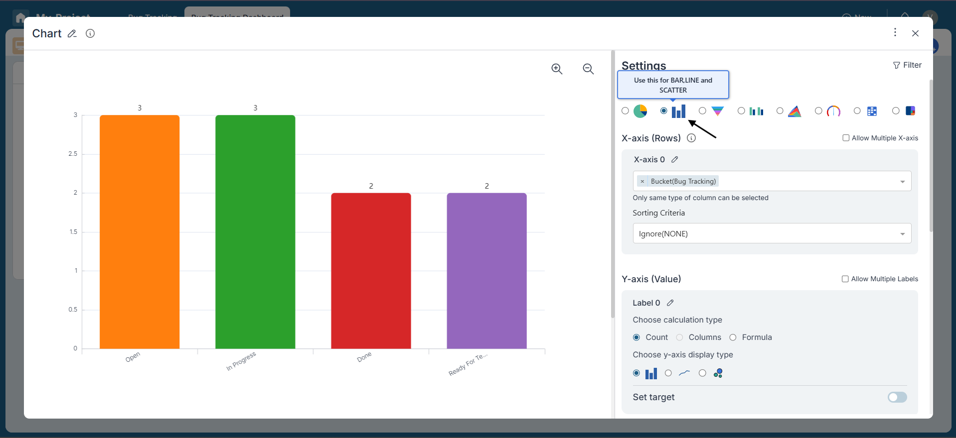 Creating a Bar Chart Widget