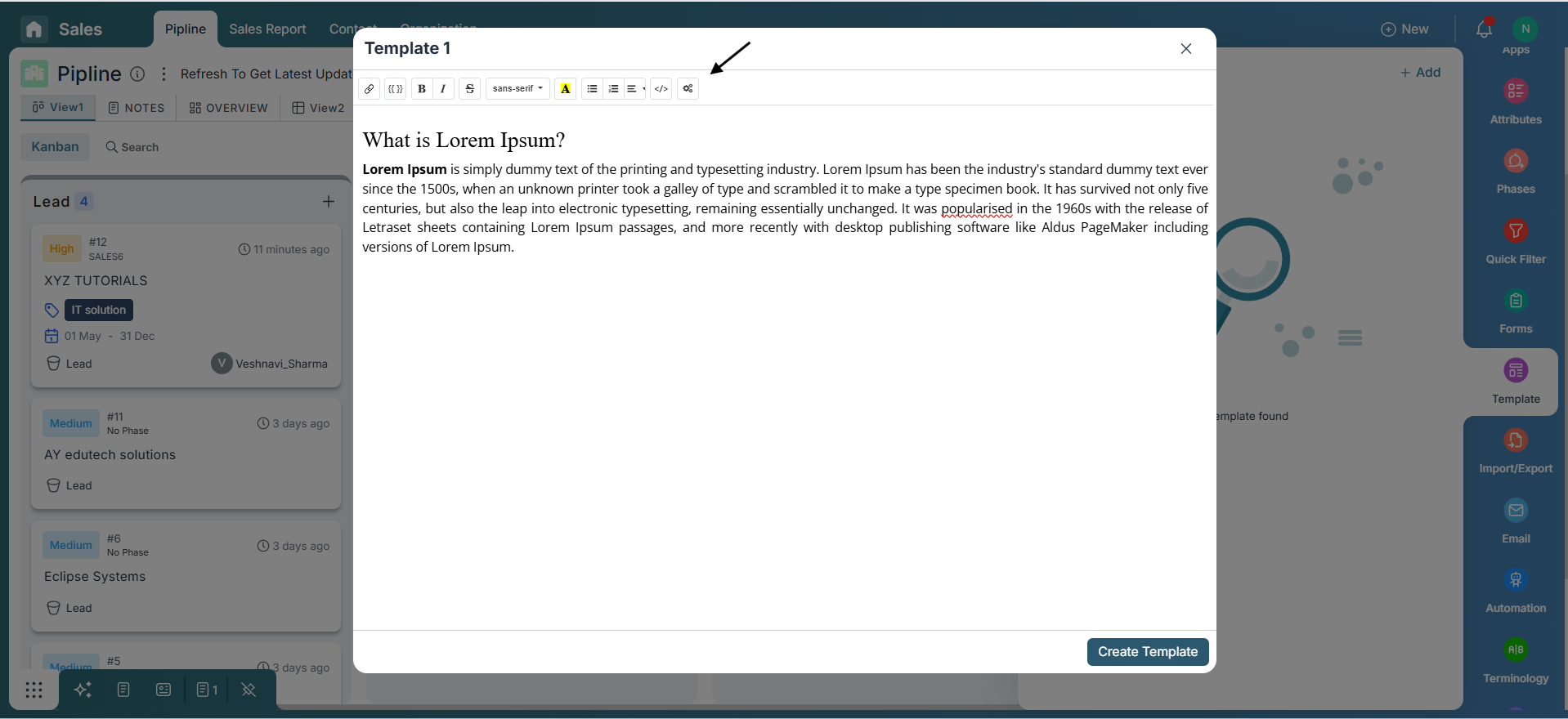 Creating a PDF Template in Pronnel