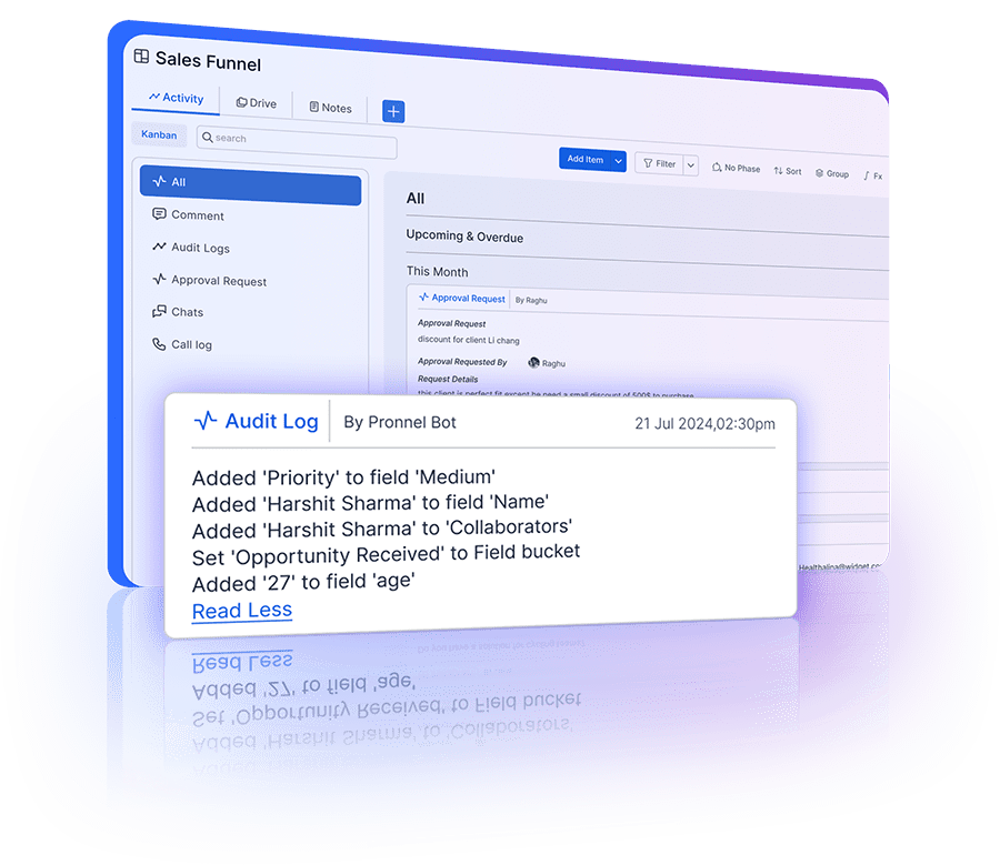 Real-time synchronization of linked activities for seamless and efficient tracking and updates.