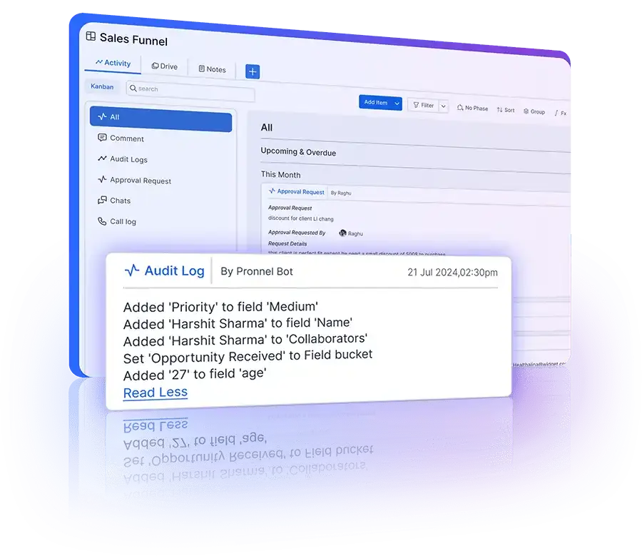 Real-time synchronization of linked activities for seamless and efficient tracking and updates.