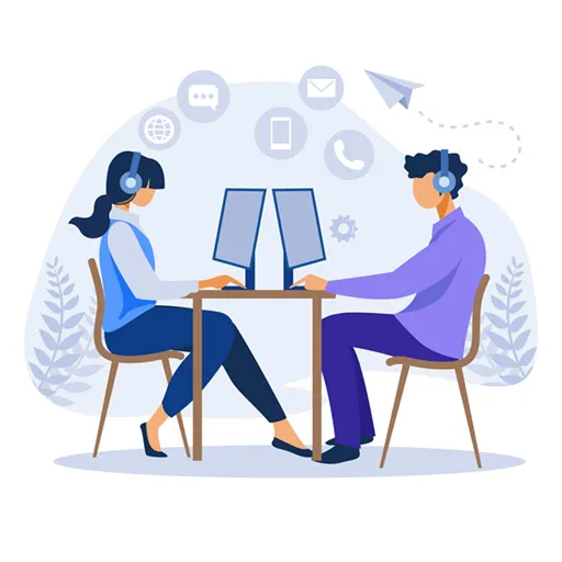 Users managing omnichannel communication efficiently in the Contact Management feature.