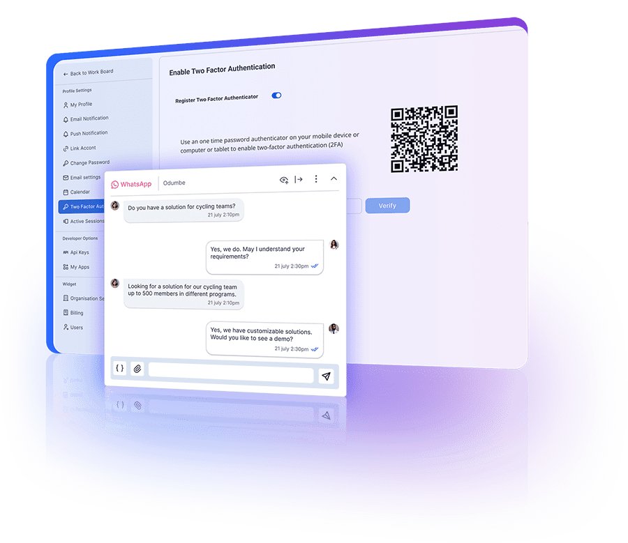 Secure and controlled access to customer communications in the Universal Inbox.