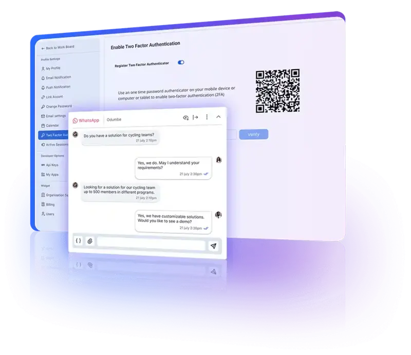Secure and controlled access to customer communications in the Universal Inbox.