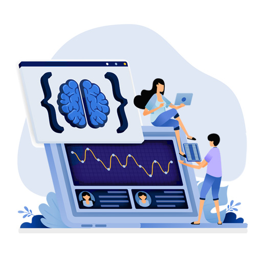 Analytics dashboard displaying insights from automation logs, improving strategy and performance.