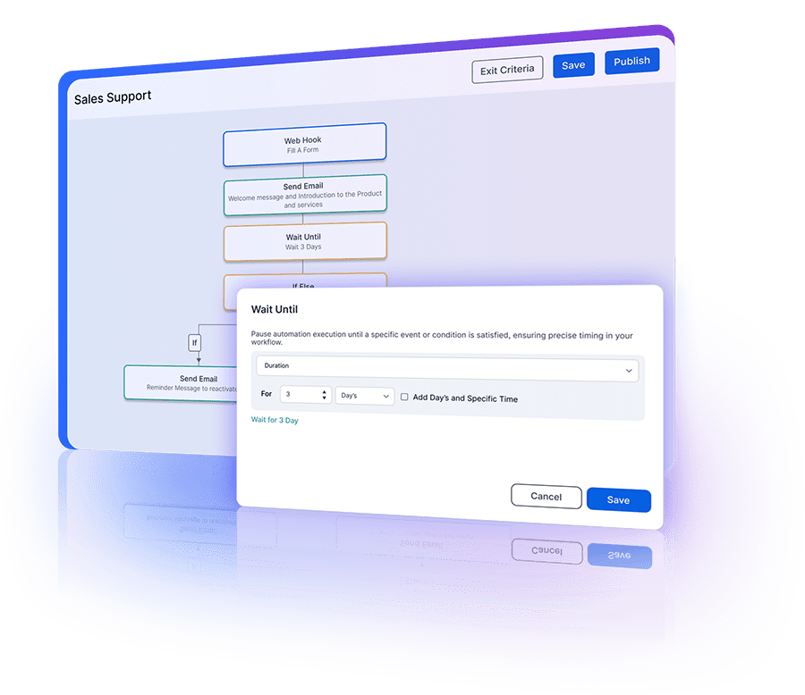 Introducing precise time gaps in automation workflows for better timing and efficient execution.