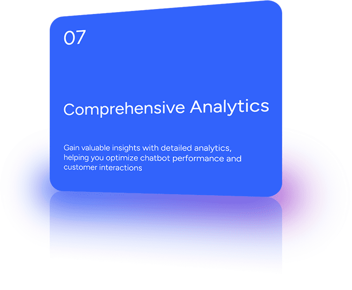 Utilize a single chatbot across unlimited channels, ensuring seamless communication on platforms like Facebook, Instagram, WhatsApp, Viber, and Telegram.