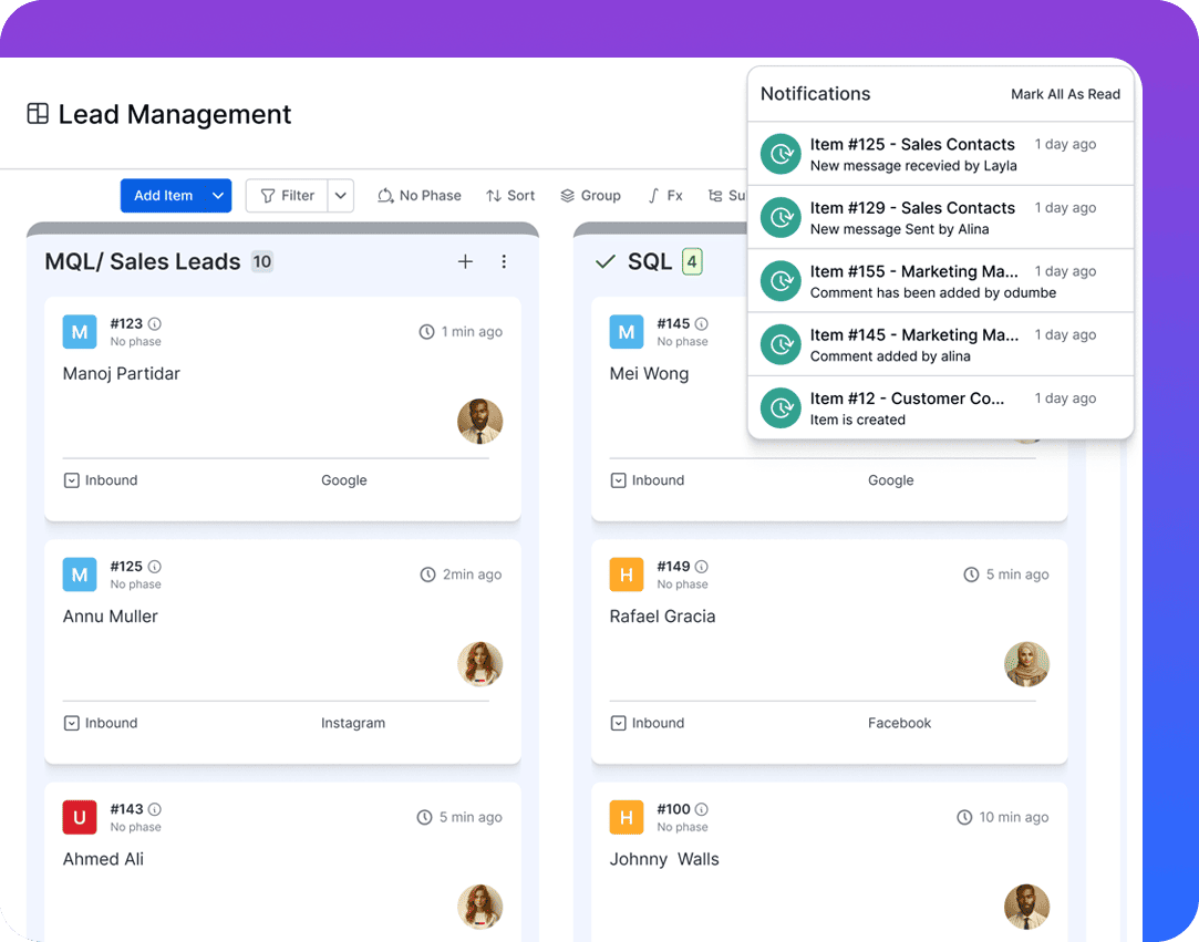 Tracking pipeline health, sales forecasts, lead stages, revenue targets, and conversion ratios in Pronnel.