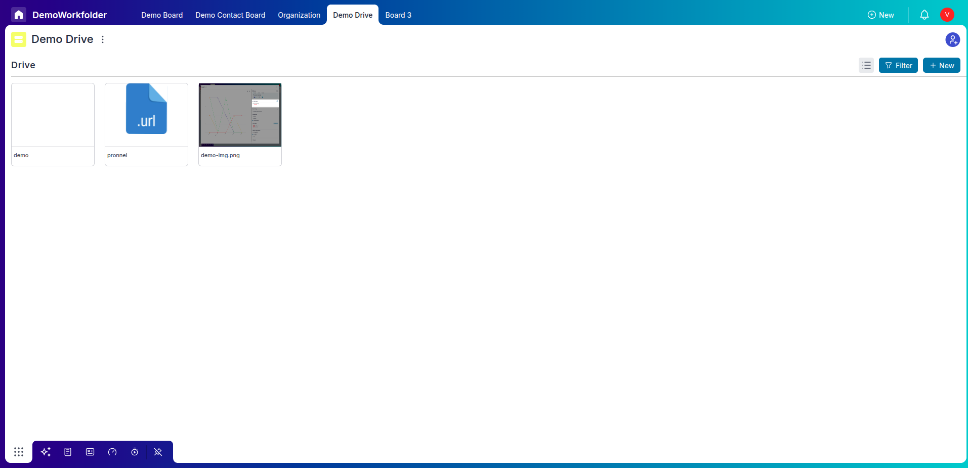 Create Chart widget