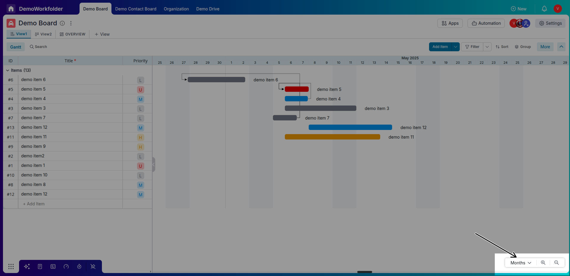Create Chart widget