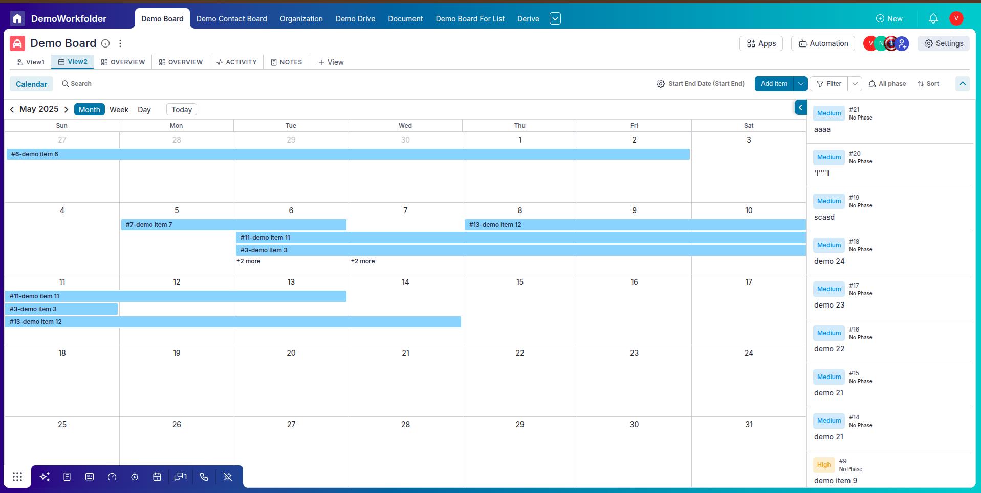 Gantt vs Calendar View in Pronnel