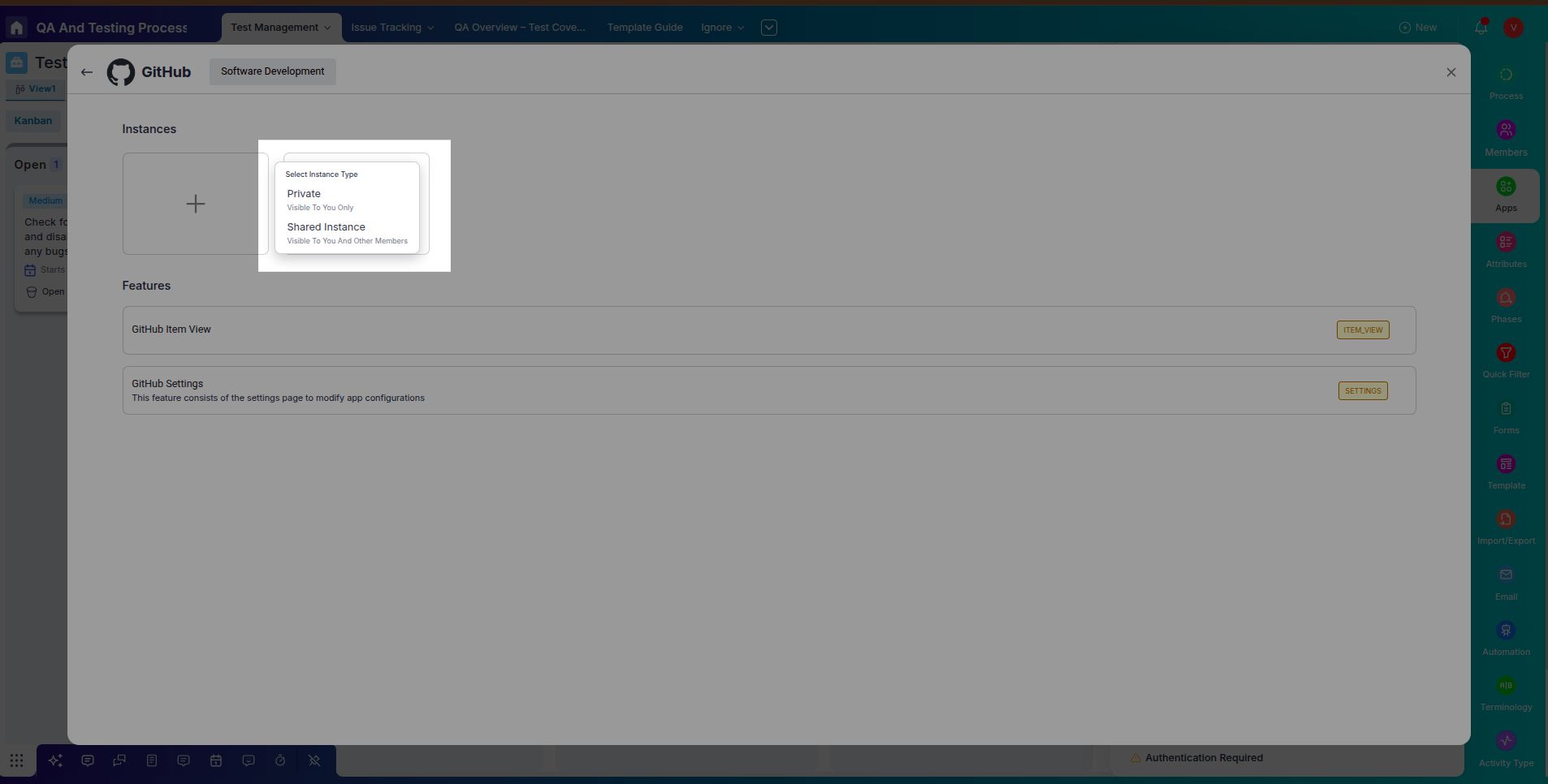 Authorize Git app with OAuth login