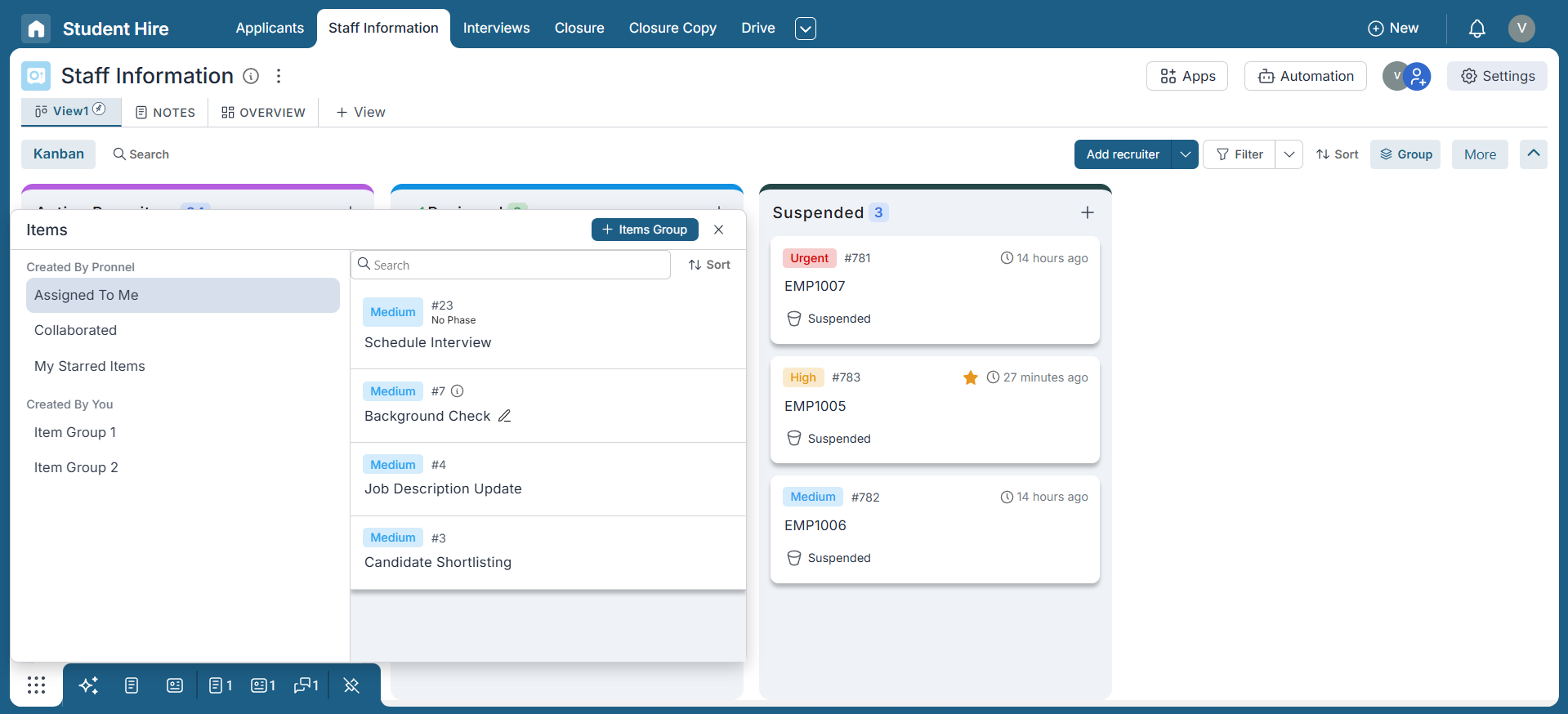Non-board members can view their assigned tasks through the 'Assigned to Me' section in the nine dots menu on the bottom bar.