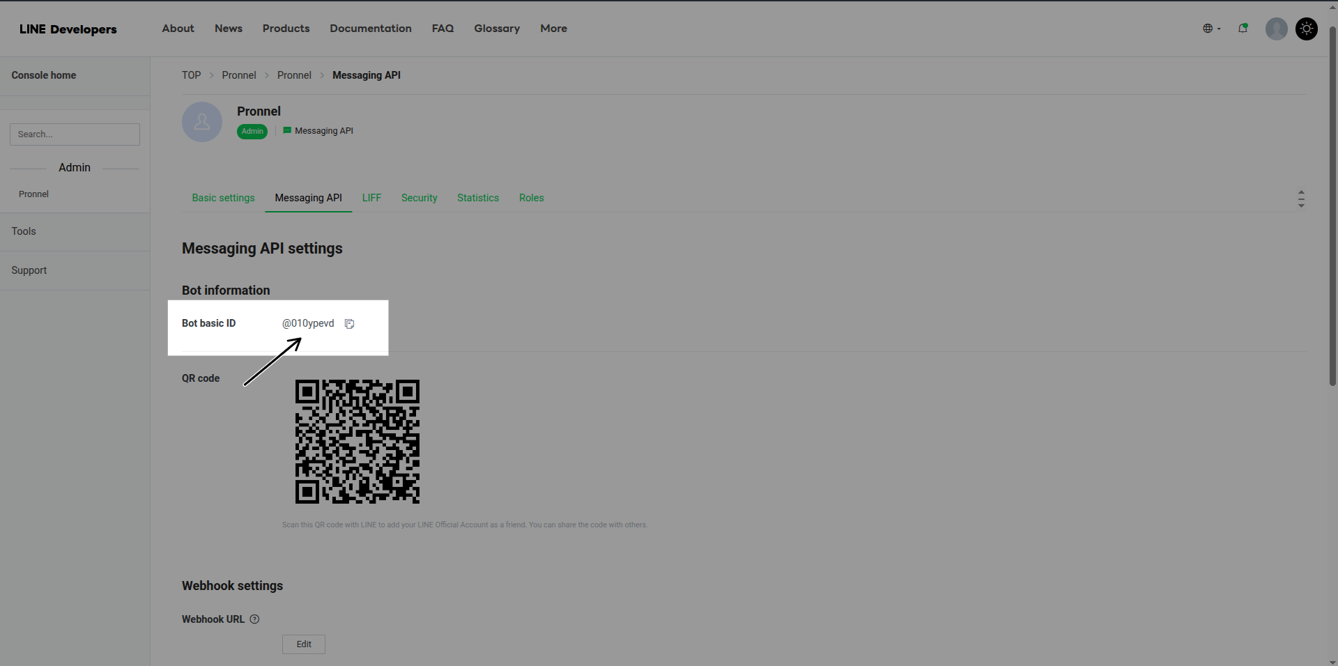 Copy bot basic ID