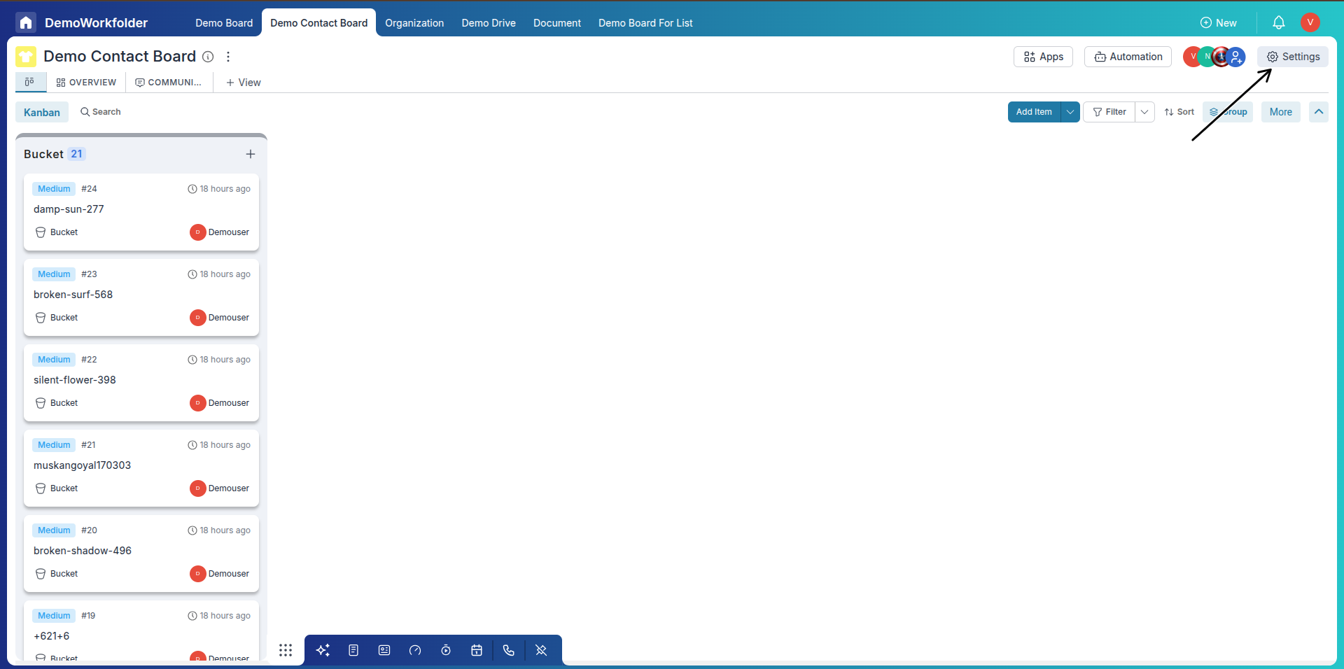 Click on channels option from Pronnel’s settings panel