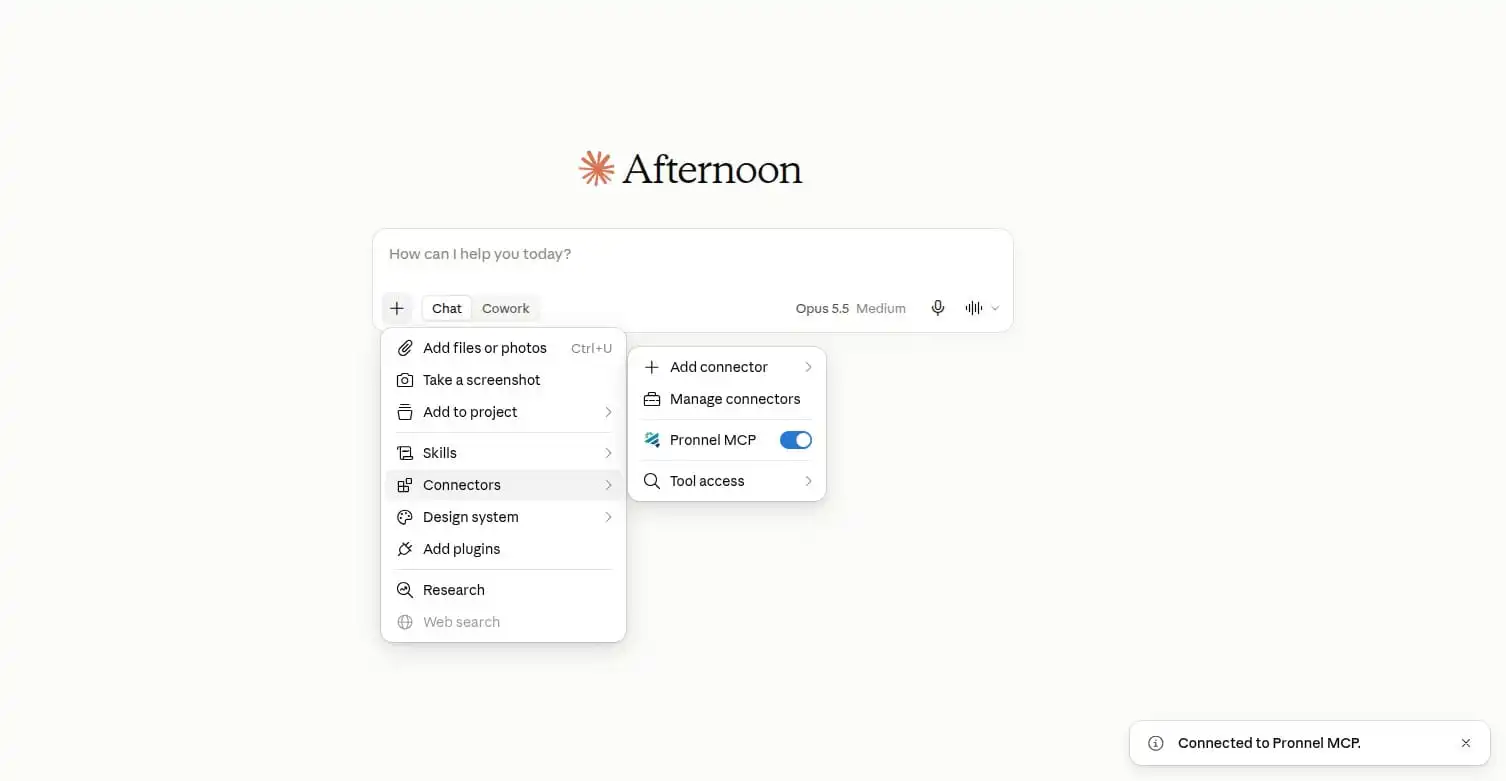 Create App and Connect