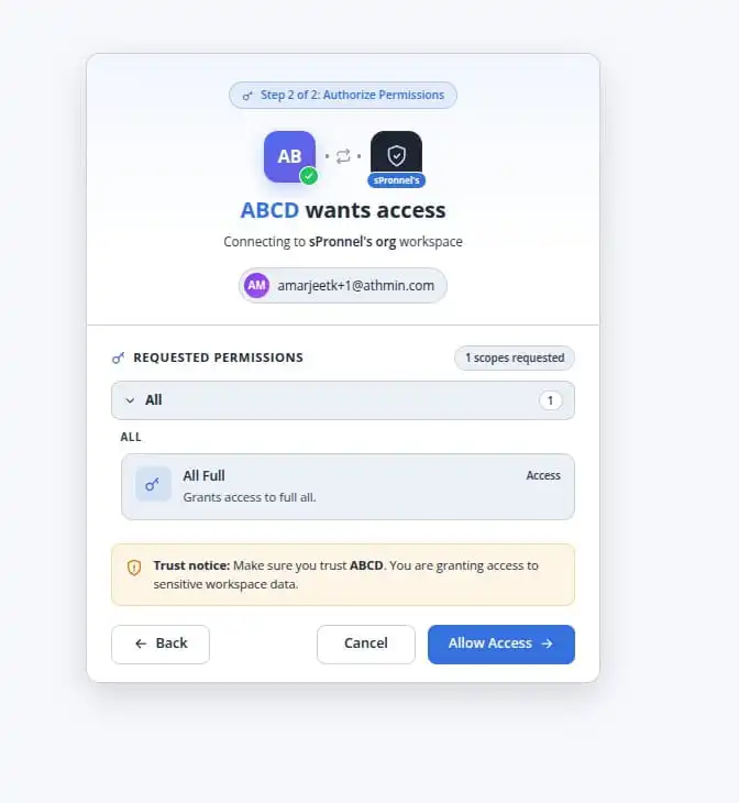Create App and Connect
