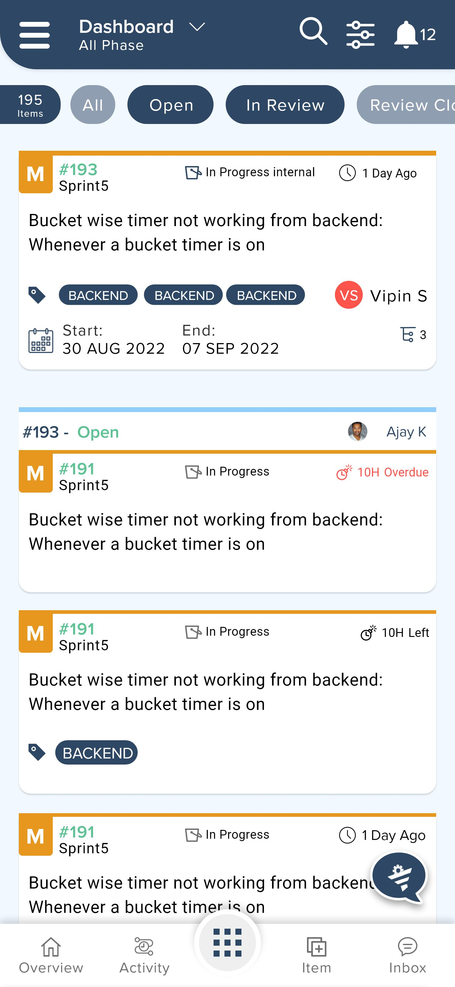 Mobile app preview