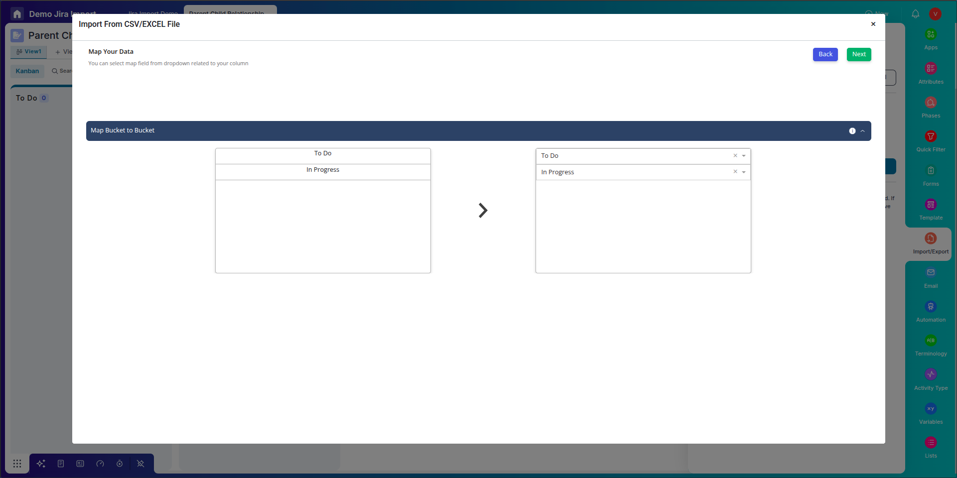 Verify mapped data