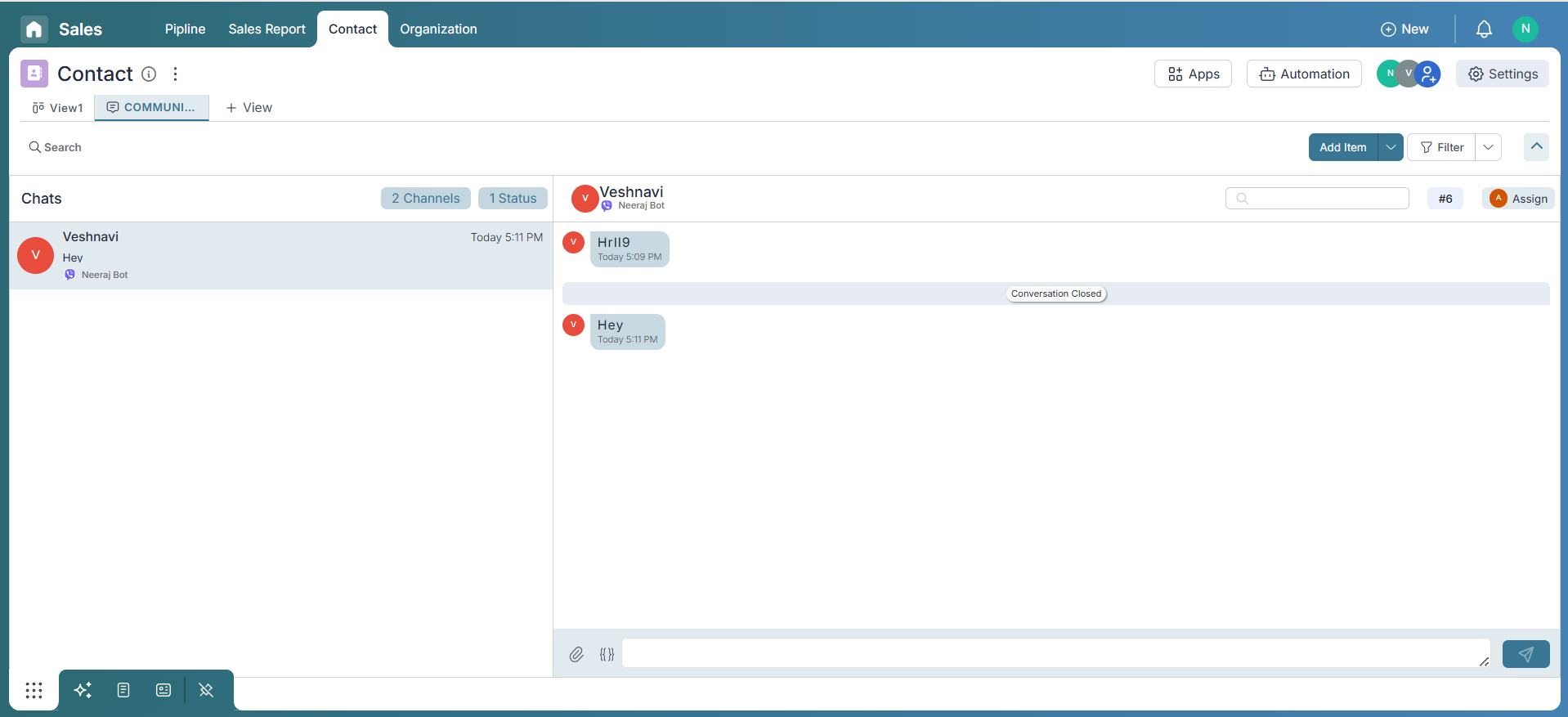 Effortless and seamless communication with client