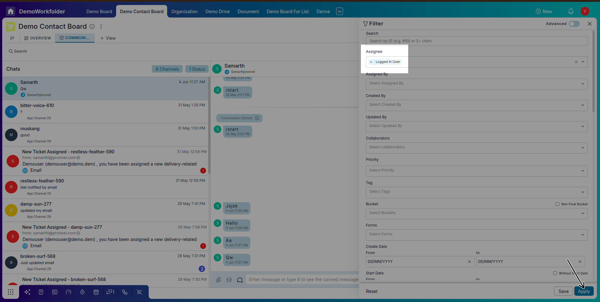 Search by item ID or keyword.
