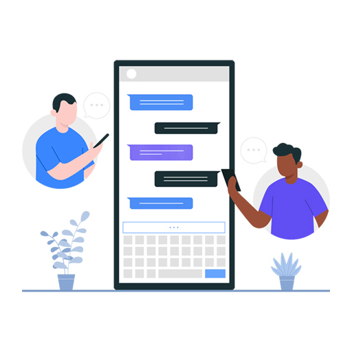 Team members tag each other and discuss project-specific topics in real time using Internal Chat