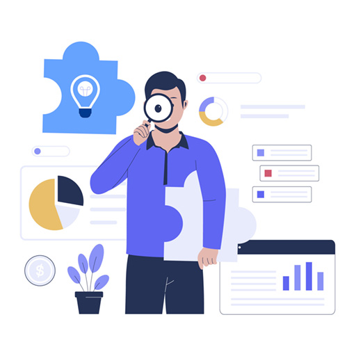  Detailed project insights are displayed through various view formats and dashboards