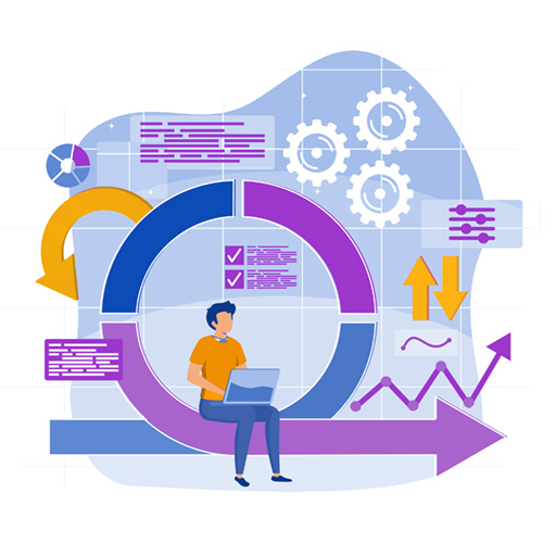 Dashboard displaying comprehensive sprint tracking with burn-up, burn-down, velocity, and lead time charts.