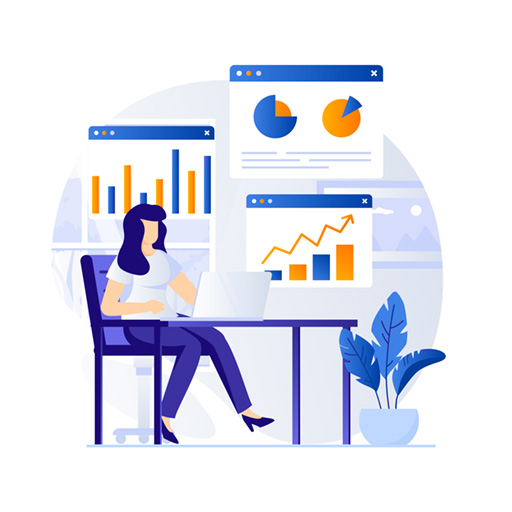 Customizable graphs, number widgets, and grids on an Agile Dashboard for visualizing key metrics.