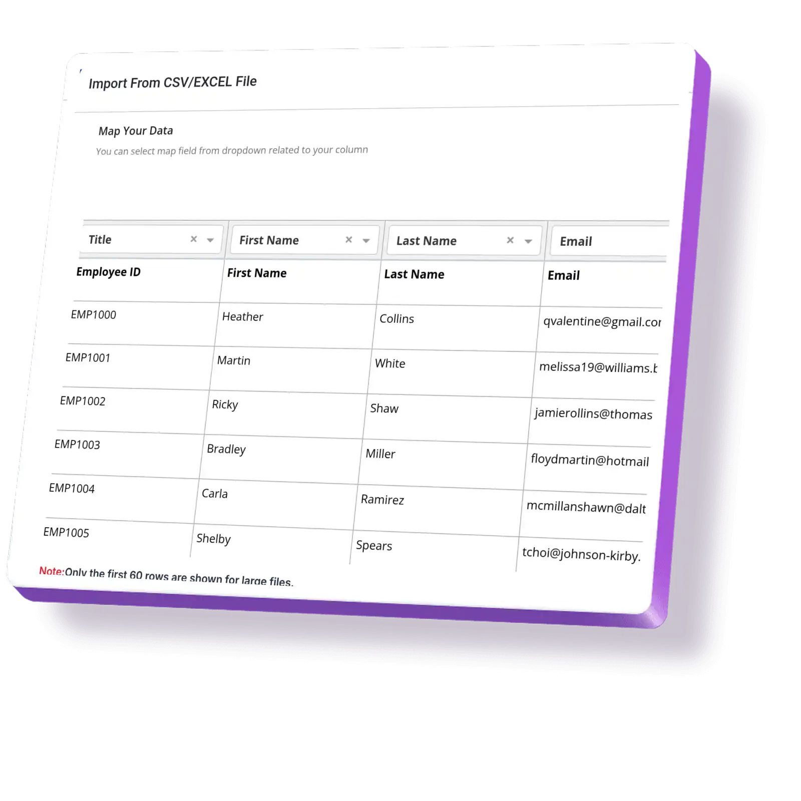 Effortlessly import and export data with seamless migration tools for efficient data handling