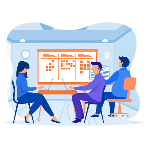 Visual of the backlog management system, showing tasks being moved into active sprints for efficient workflow.