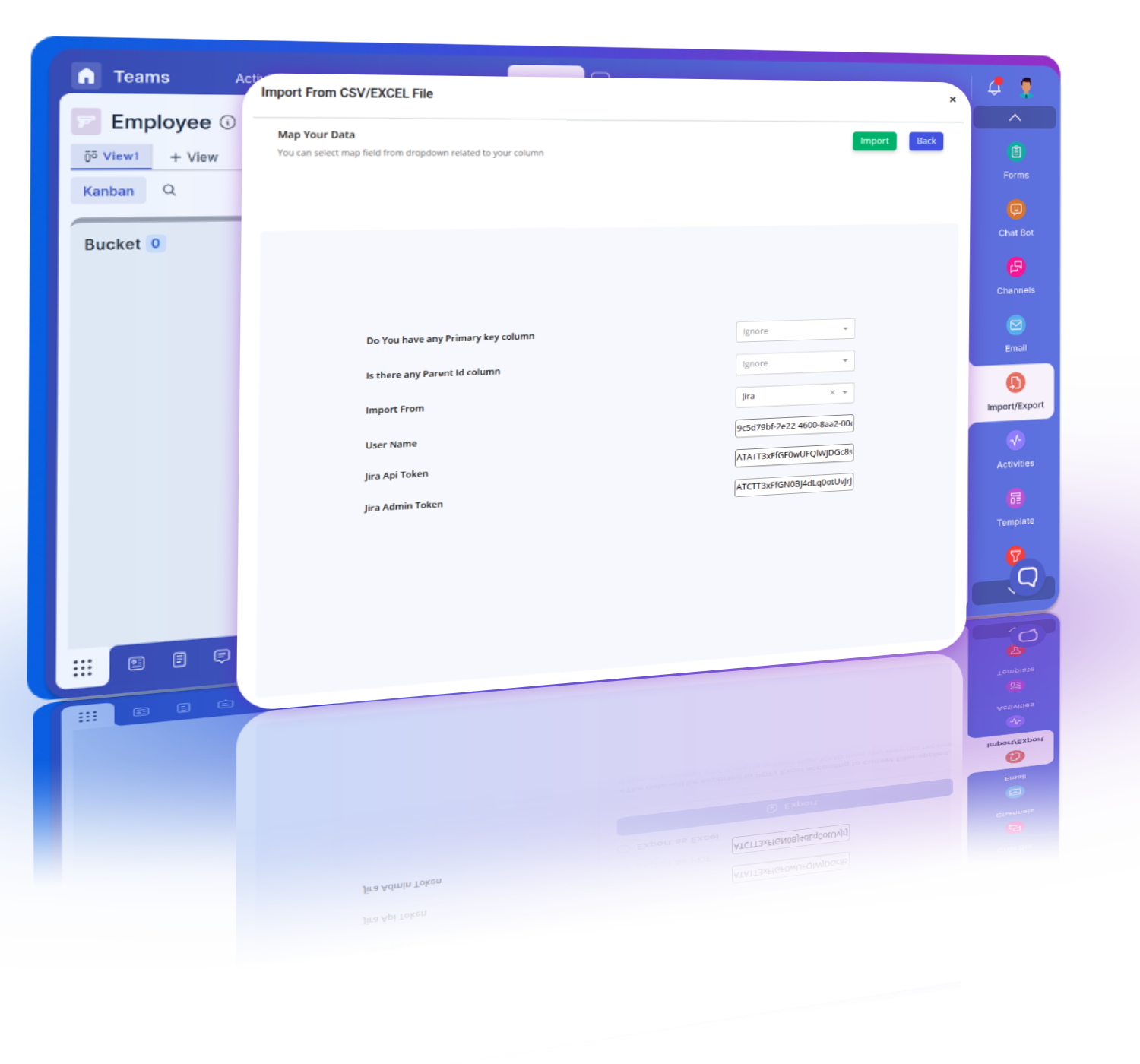 Comprehensive Jira import including tickets, comments, and images with accurate user mapping.