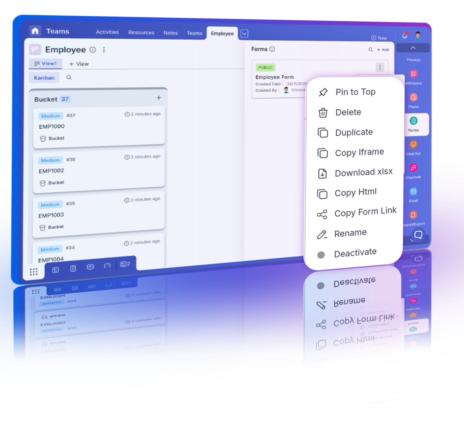 Various methods to integrate intake forms with custom and WordPress websites.