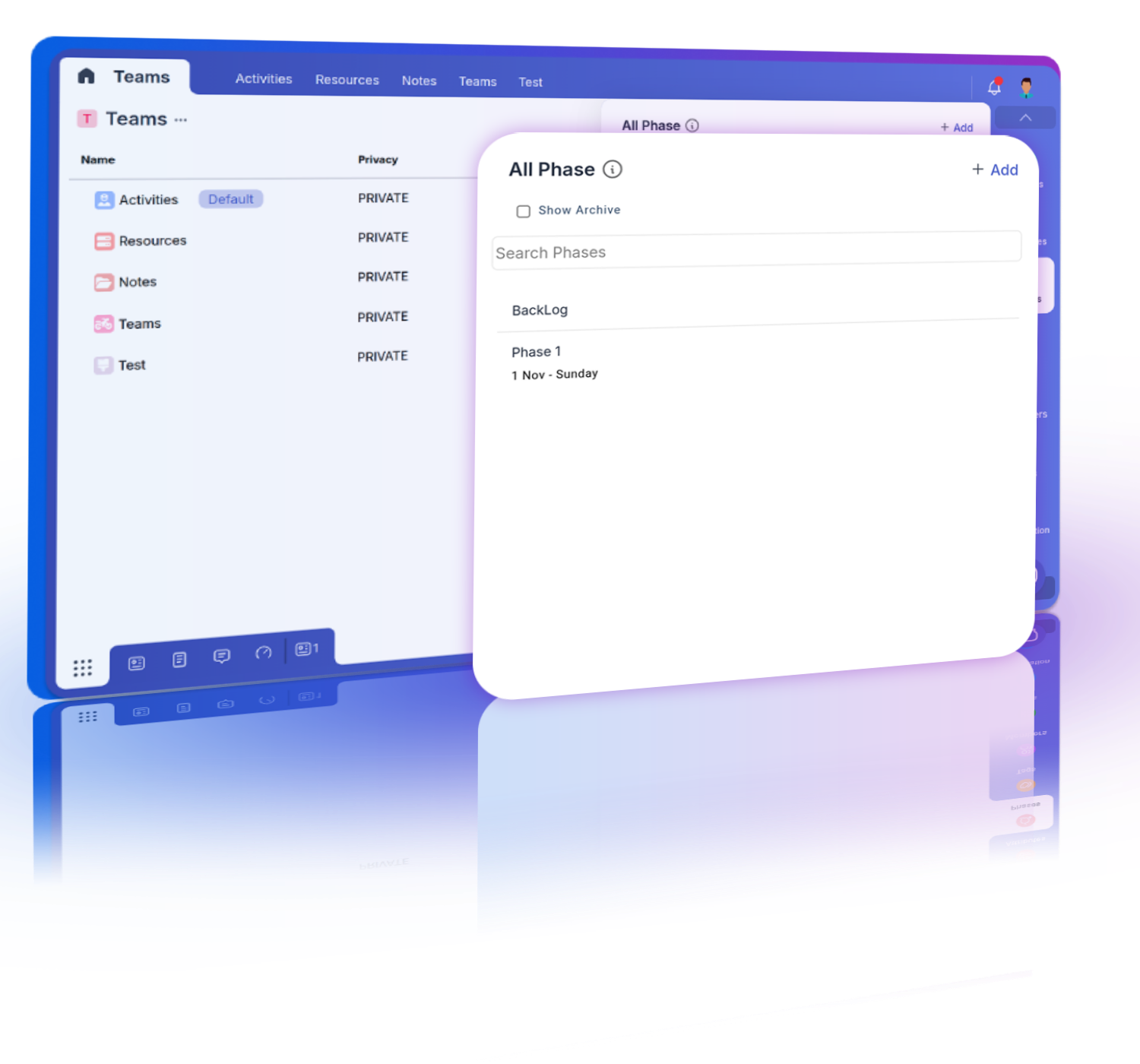 Unified sprint view across multiple boards, allowing synchronized management and tracking of interconnected tasks.