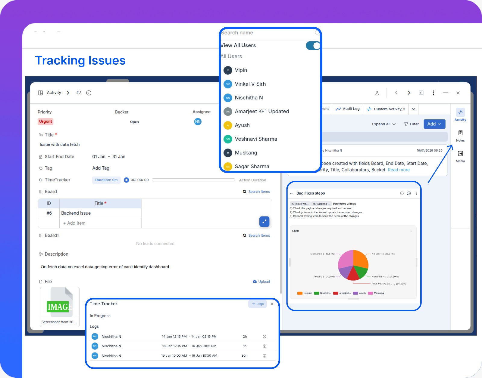 Centralized issue and bug tracking for Agile teams.