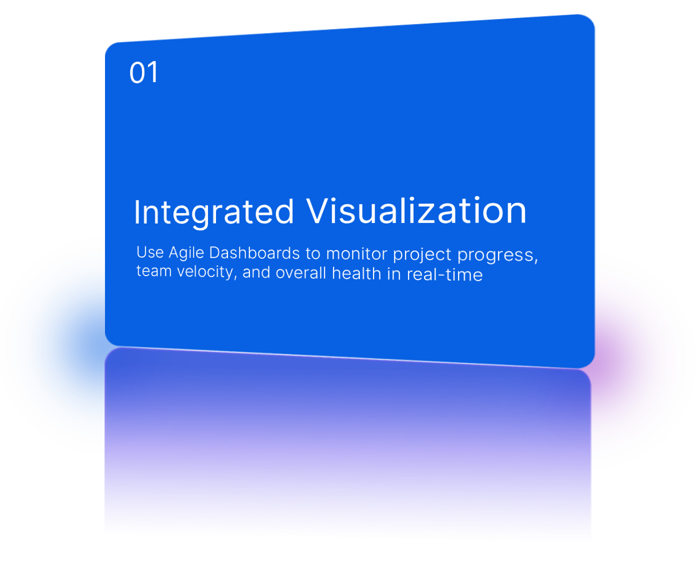 Integrated Agile Dashboards for project health.