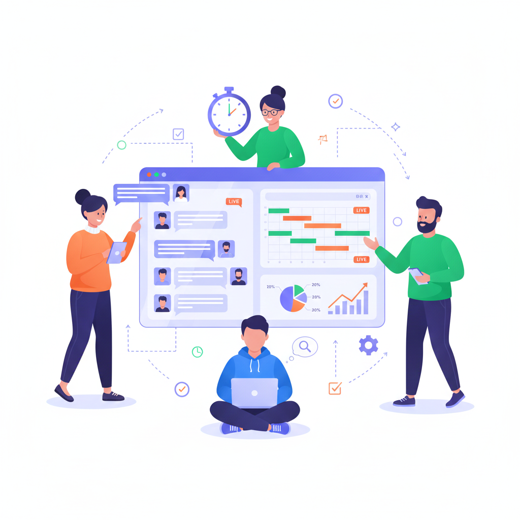Collaborate around tasks seamlessly.