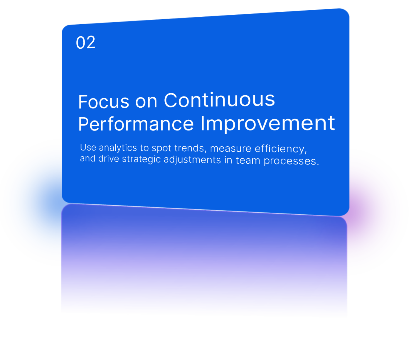 Trend graphs for retrospectives.