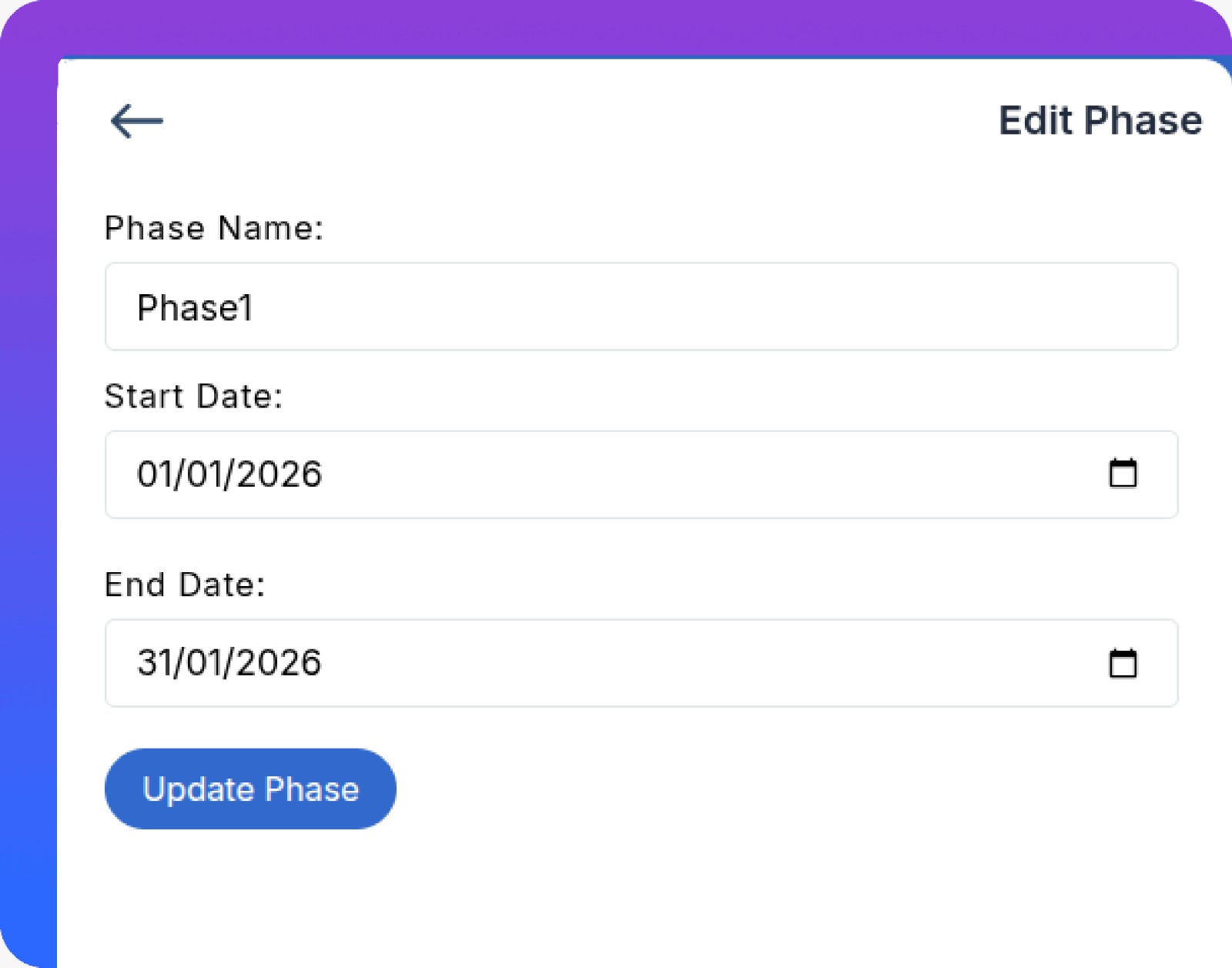 Sprint planning board.