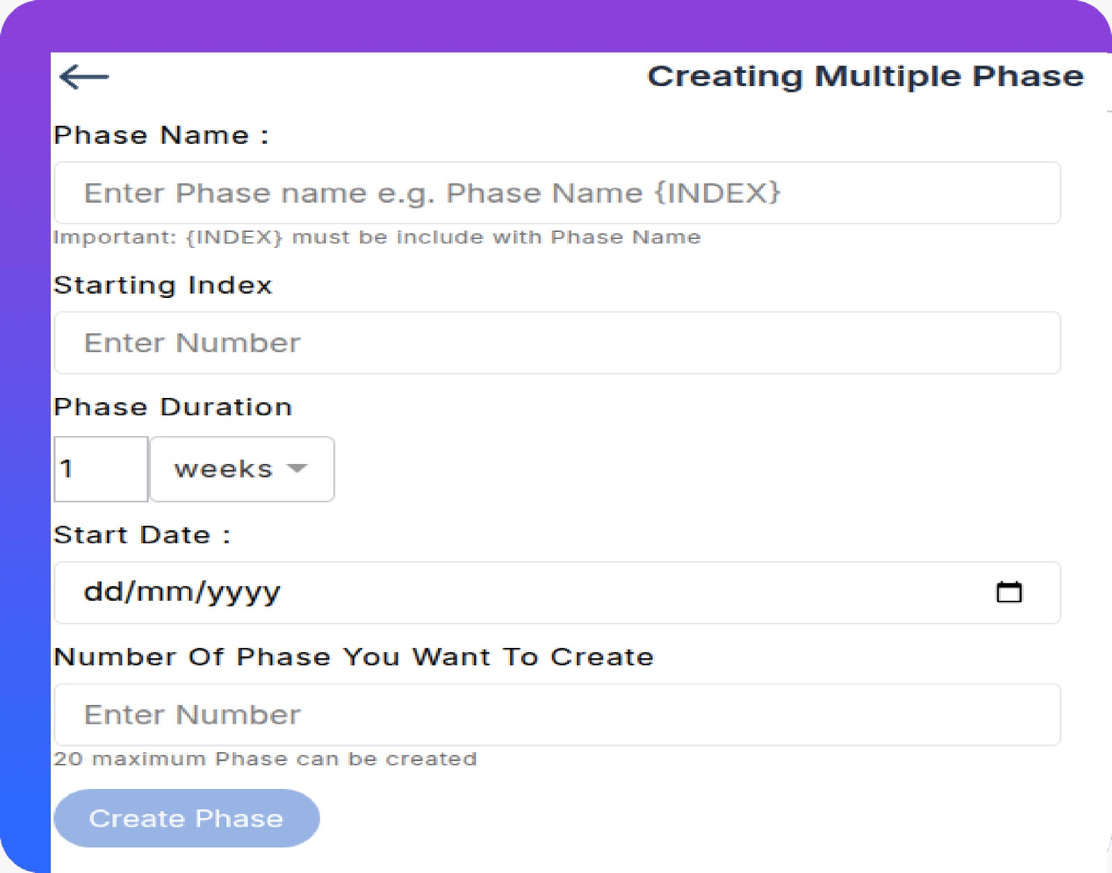 Overview of multiple active sprints.
