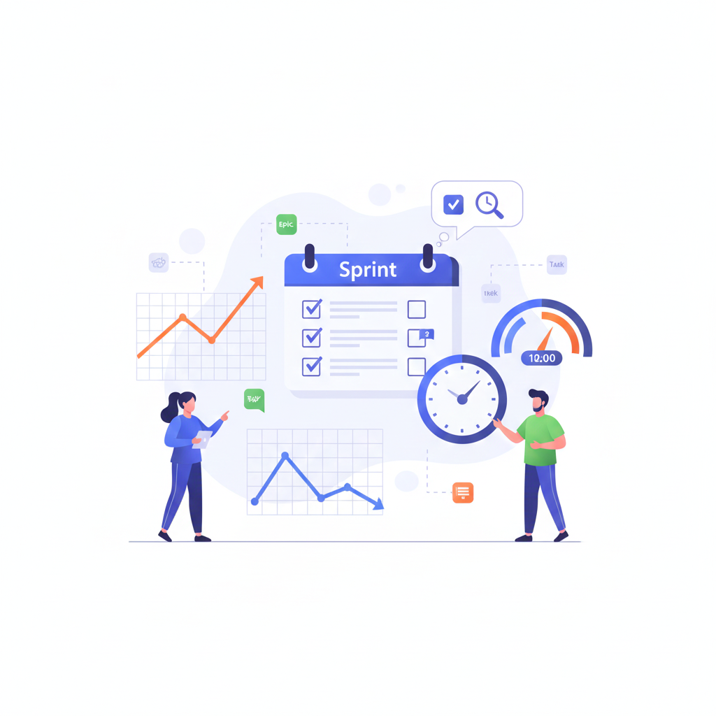 Structured sprint execution and metrics.