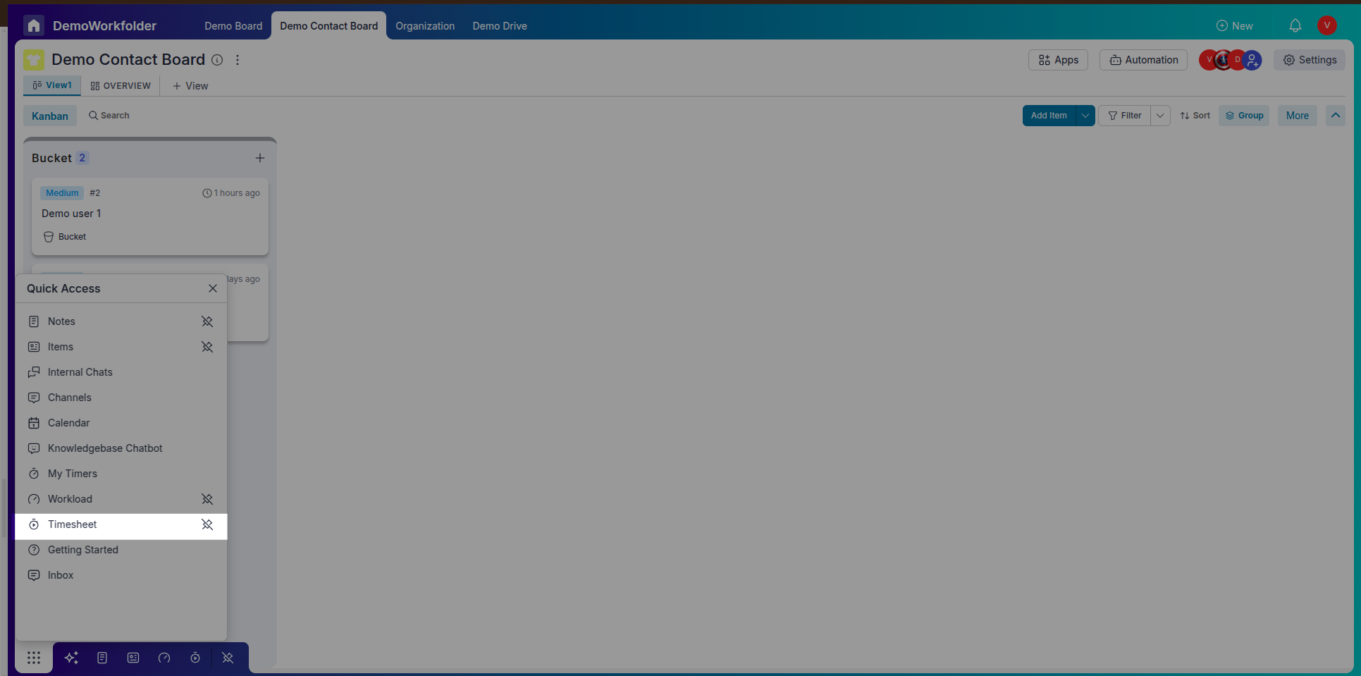 Timesheet Access