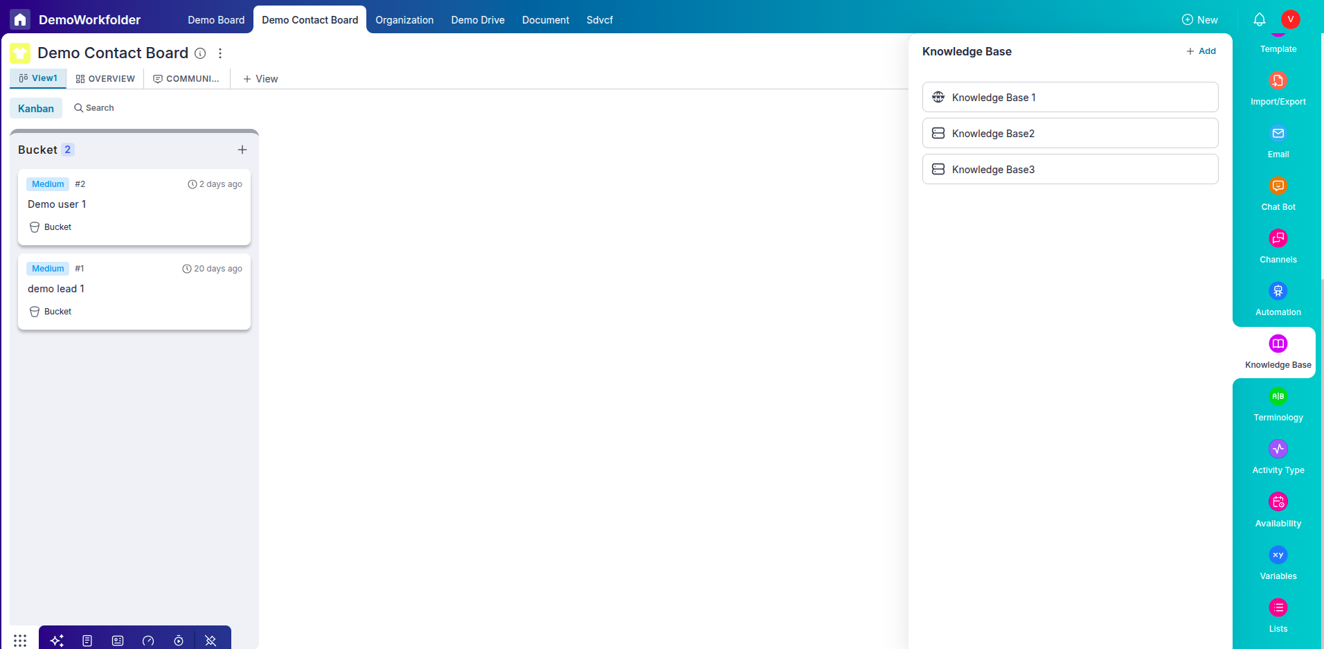 Upload documents to train your bot