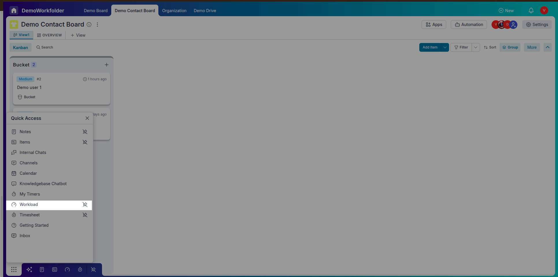 Workload Access