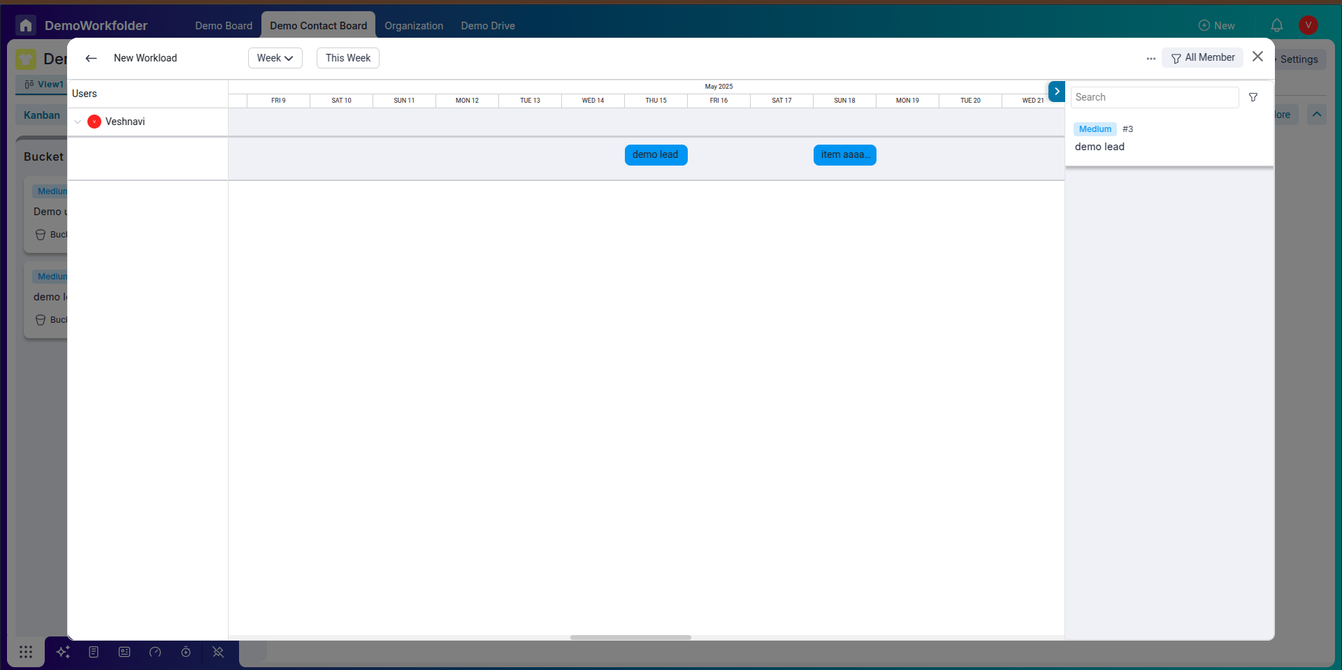 Workload Split View