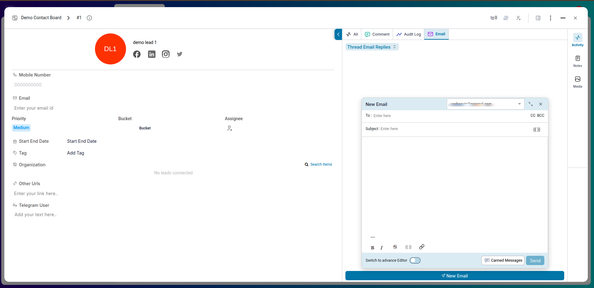 Provides a centralized email and work-related tasks hub.